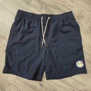 Five Four Mark McNairy Belham Classic Mesh Lined Blue Swim Trunks Shorts Size 30
